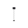 Seaver Black Cotton Shade Floor Lamp