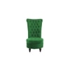 Piece High Back Accent Chair in Green Colour