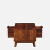 Joe Rectangular Solid Wood Coffee Table In Dual Tone Finish