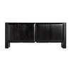 Takako Solid Mango Wood Sideboard with 4 Door in Black Finish
