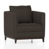 Florence Premium 1 Seater Fabric Sofa in Stone Grey Velvet Colour