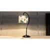 Multi cotton Curvy table lamp with Iron Base (SP13)