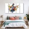 The Castle Decor Krishna Ji Wall Painting Wooden Framed 27x48 Inch (Style 11)