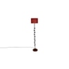 Felicia Maroon Cotton Shade Floor Lamp
