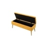 Kajana 2 Ottoman with Storage Color in Yellow