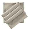 Luxe Home Cotton Kitchen Napkin for Dining Table and Kitchen Set of 4 (Taupe, 45x45 cm)