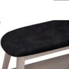 Scandinavian Ozel Bench Beige Natural Wood Finish