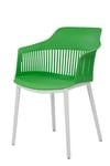 Kepler Brooks Senora Cafeteria Dining Chair in Green Colour