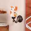 Devansh Metal Electric Wall Light in Antique Gold Colour with Multi Shade Count of 1 Light