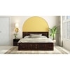 Brilliant Sheesham Wood King Size Bed Non Storage Bed Walnut Finish (72 x 78 inches)
