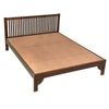 Zenwood King Size Bed Without Storage in Provencial Teak Finish