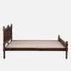 Nilaya Sheesham Wood King Size Non Storage Bed in Provincial Teak Finish