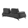 Cresto Velvet 2 Seater Sofa in Dark Grey Color