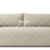 Cozychic Wood 3 Seater With Upholstery Non Storage Sofa In Yellow Colour