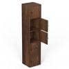 Calcio 5-Tier Engineered Wood Wardrobe In Brown Maple Finish