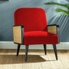 Haden Ratan Accent Chair in Red Colour
