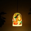 Serenity Decorative Glass Electric Lighting in White Colour