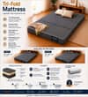 Tri - Folding  Foam Mattress (72 x 48 in, 4 Inches)