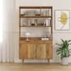 Atlantis Solid Wood Bookshelf in Mango Natural