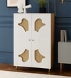 Exotica Shoe Cabinet for 24 Pairs – Large Capacity Wooden Shoe Storage Cabinet