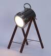 Belfast Study Lamp in Nickle Nickle Shade