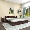 Kaito King Size Bed In Walnut Finish