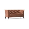 Weston 2 Seater Luxury Italian Leather Sofa In Cognac