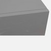 Lagere Series Bedside Table duly polished in Greyish