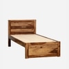 Neva Solid Wood Single  Size Bed Without Storage (Provincial Teak Finish)