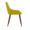 Rickman Fabric Accent Chair in Lime Green Colour
