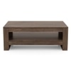 Epsilon Solid Wood Coffee Table In Danish Walnut Finish