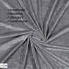 Premium Jacquard Polyester Waterproof Mattress Protector for King Size In Gray Colour 75x72