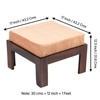 Ikiriya Sheesham Wood Accent Coffee Table Set in Dark Walnut Finish