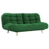 Bonnes 3 Seater Sofa Cum Bed In Baby Green Color