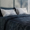 Stoa Paris Super King Size 100% Cotton Bedsheet with 2 Pillow Covers  Size Blue White