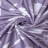 Lavender Floral Cotton 400 Tc Flat Super King Size Bedsheet With 2 Pillow Covers