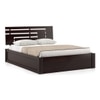 Stockholm Hydraulic Storage Bed (Solid Wood) (Mahogany Finish, Queen Bed Size)