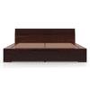 Sentosa Solid Wood King Size Box Storage Bed In Two Tone Finish