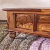 Sierra Hathi Solid Sheesham Wood Storage Coffee Table Natural
