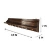 Andre Wooden Wall Organiser With Key Holders