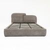 Cloud Engineered Wood Double  Size Bed Without Storage (Grey Colour)