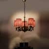 Devansh Solid Wood Electric Wall Light in Multi Colour with Multi Shade Count of 1 Light