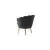 Melta Fabric Accent Chair in Grey Colour