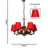 Devansh Gold Antique Wall Mounted Lamp With Beige Jute Shade