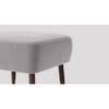 Billie Ottoman Color in Grey