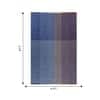 Jaipur Rugs Checkered Wool 6x9 Feet Dark Denim And Copper Handloom Carpet