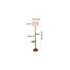 Ivana White Cotton Shade Floor Lamp