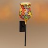 Devansh Metal Electric Wall Light in Black Colour with Multi Shade Count of 1 Light