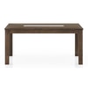 Brighton XL 6 Seater Dining Table In Danish Walnut Finish