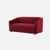 Camro Fabric Sofa (Maroon)